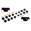 4Pcs Car Plate Zinc Alloy Anti-theft License Plate Bolt Frame Screw Accessories