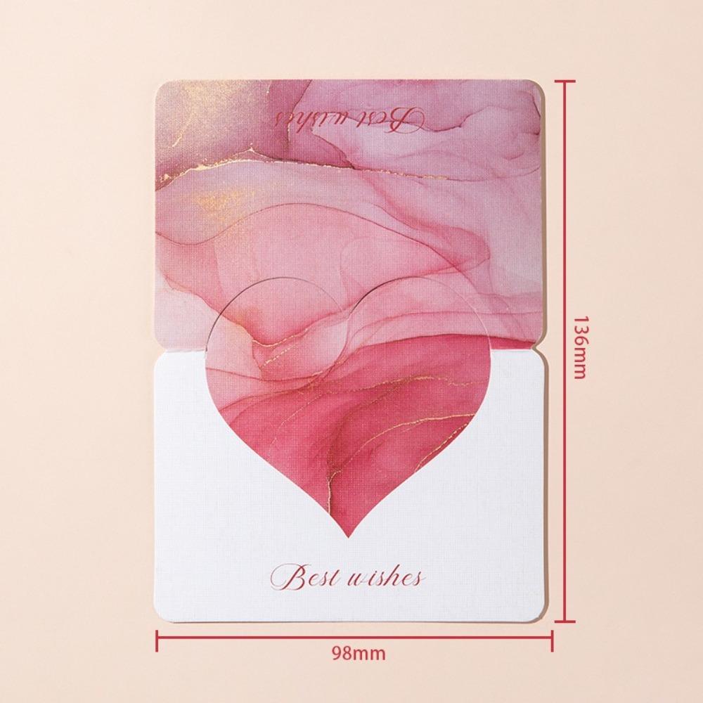 10Pcs Beautiful DIY Decoration Message Card Universal Valentine's Day Love Greeting Card Card Mother's Day