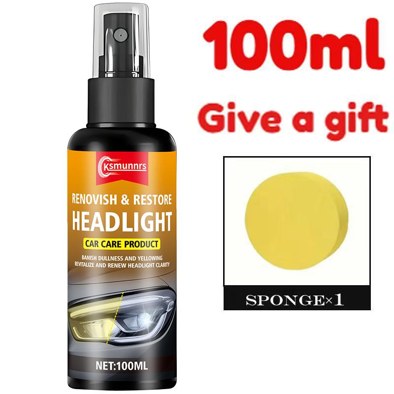 

Innovative Car Headlight Restoration Kit Easily Addresses Oxidation And Yellowing Issues, Restoring The Shine of The Headlights 1