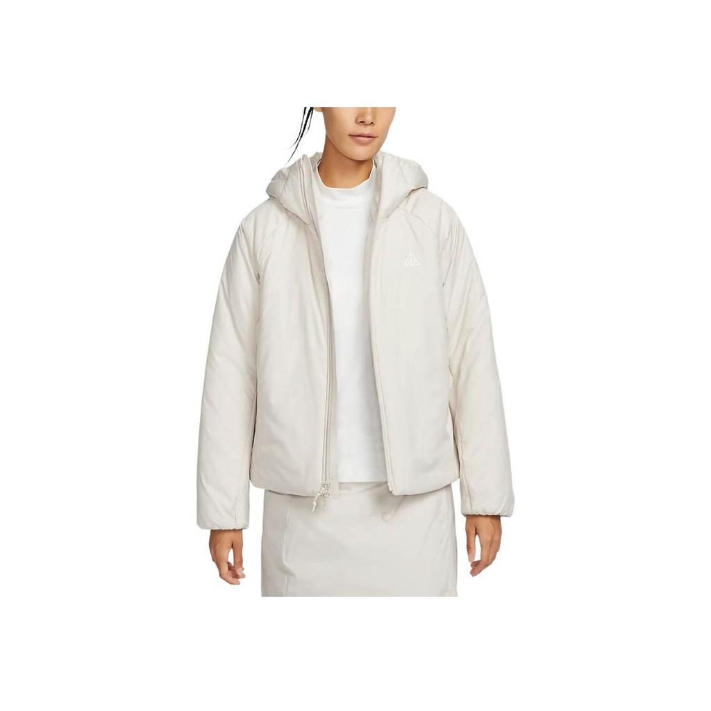 Nike Therma-Fit Advacg Series Rope De Dope Outdoor Casual Sports Zip-Up Hooded Jacket Women Jackets Mountain-Peak-White FV7336-104