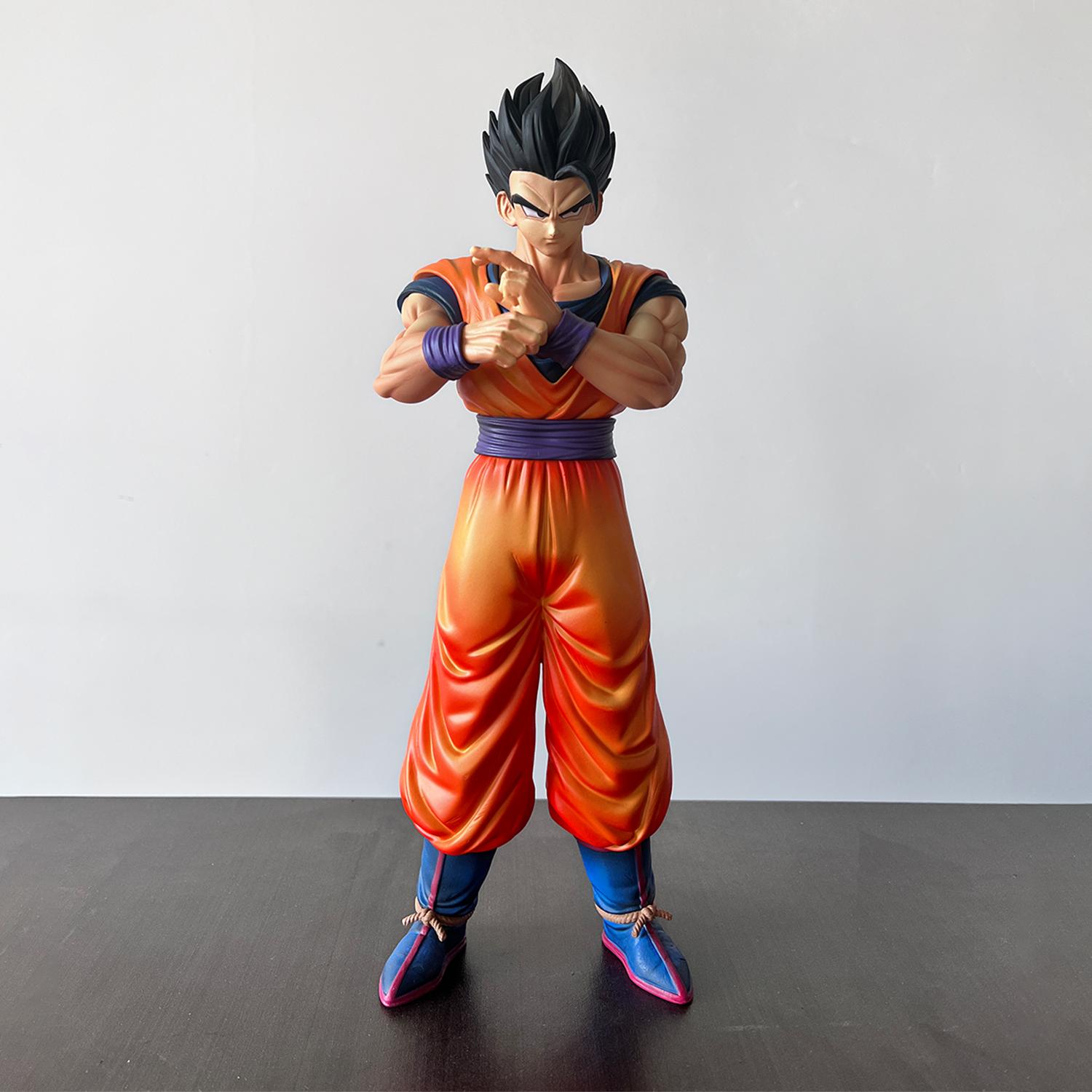 

32cm Dragon Ball Anime Figures Son Gohan Figure Mystic Statue Collection Model Decoration Gifts To Z PVC Round Sensory Compression Bouncy Durable no box