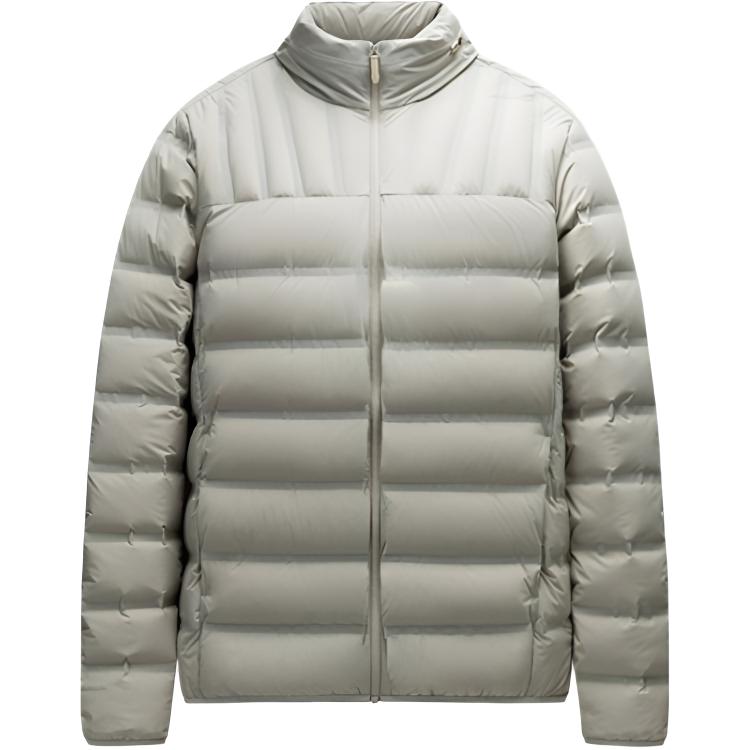 

Anta Champion Серия Всепогодная Однотонная Куртка на молнии со стойкой Воротником Универсальная Повседневная Простая Хлопковая Куртка Мужская Куртка 152510913-3 M