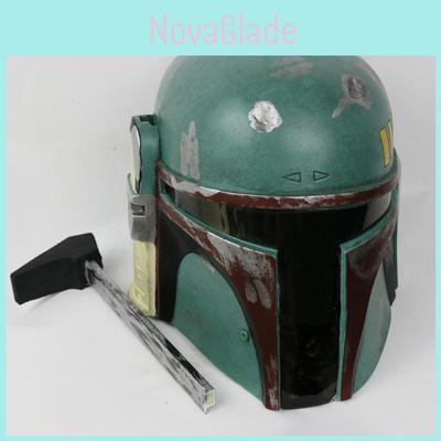 Star Wars Boba Fett Latex Mask With Diy Design For Cosplay And Costume Parties