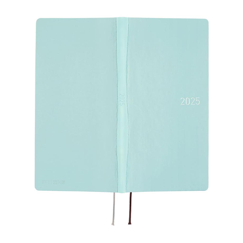 Hobonichi Techo 2025 Weeks Smooth/Vanilla Soda, January Start, Weekly Planner, Left, Slim Vertical