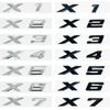Xdrive 20d 30d 35d 40d 50d 20i 25i 30i Car Fender Emblem Trunk Badge Sticker for BMW X1 X3 X4 X5 X6 X7 Uq2