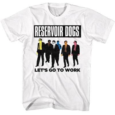 Reservoir Dogs Film Let's Go To Work Criminals Each Own Colors Heren T-shirt