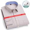 New 8XL Classic Causal 100% Cotton Plaid Shirts Men Long Sleeve Formal Social Soft Cozy Men Shirt Long Sleeve Slim Fit
