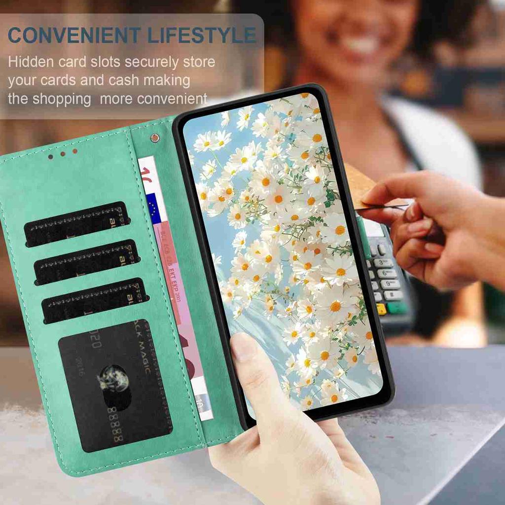 10barevné pouzdro na flip kartu s embosovanou sedmikráskou pro Motorola Moto E13 E20 G05 G54 Edge 40...