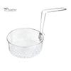 Heat Resistant Mesh Strainer Stainless Steel Frying Basket, with Handle, Strainer, Durable Basket Multi Use Deep Fryer Tool, for Kitchen Chips