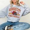 Women's Retro Kansas City Chiefs Crewneck Sweatshirt - Autumn/Winter Casual Long Sleeve Pullover