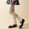 Baby Girls Leggings Lace Pants Kids Cotton Solid Ruffle Lace Children Tights Casual Pantyhose Trousers Spring Autumn