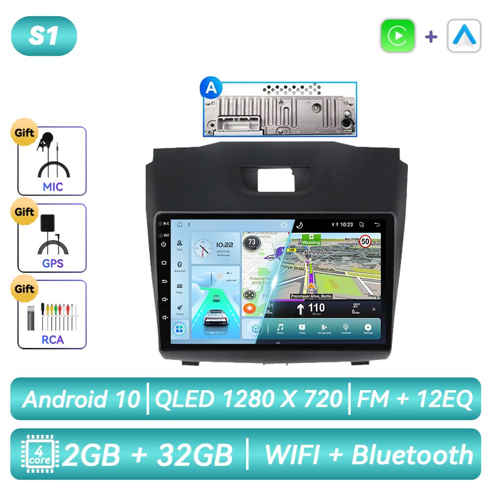 For Chevrolet TrailBlazer S10 Holden Colorado Isuzu D-Max DMAX Car Radio Android Multimedia Player Navigation GPS Auto Stereo jr2