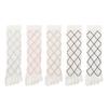 Female Autumn Diamond Lattice 10A Class Antibacterial Sweat Absorption Deodorizing Five Finger Tube Stack Socks