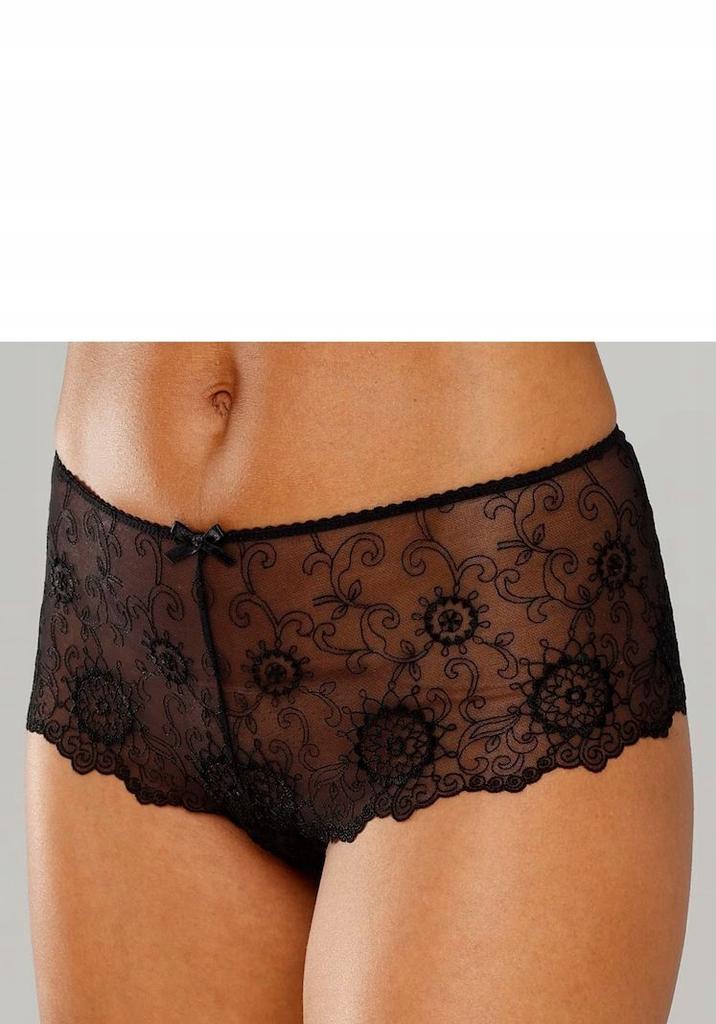 H2042 NUANCE, Women's Lace Panties, black 40/42