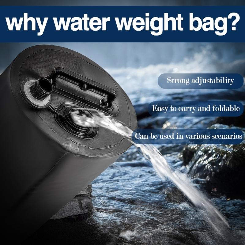 Strong PVC Water Sand Container For Outdoor Camping Shelter Reinforcement And Wind Resistance 20L To 50L Capacity