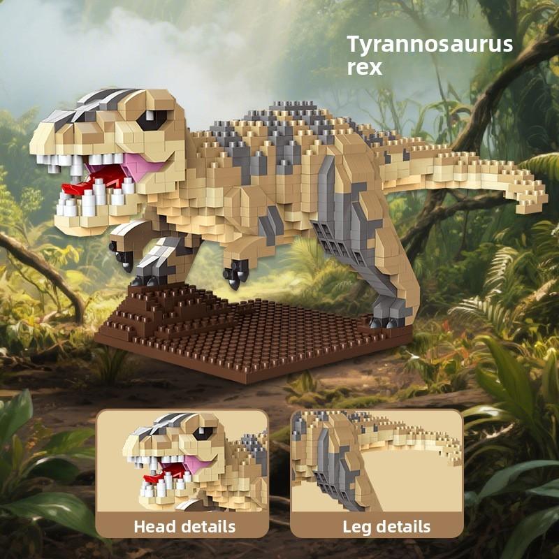 Dinosaur Builder Blocks With Abs Plastic For Educational Play And Diy Construction For Kids