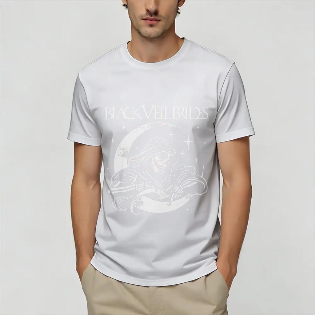 Black Veil Brides Tshirts For Unisex Novelty Cotton Tee Shirt Crew Neck Short Sleeve T Shirt Plus Size Clothes