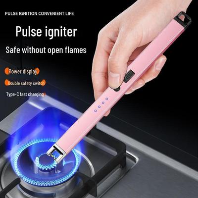 JL896 Rechargeable Pulse Lighter for Candles - Type-C Fast Charge Ignition Gun