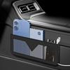Autositz-Seitenorganizer Leder Autositz-Seitenorganizer Fahrzeugzubehör Klebstoff für Vorne Hinten LKW Telefon Karten Konsole