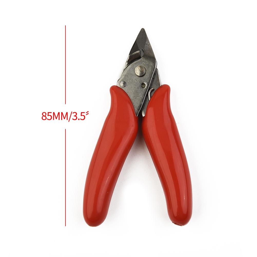 3.5 Diagonal Cable Wire Cutters Jaw Beading Pliers Nipper Non-slip Handle