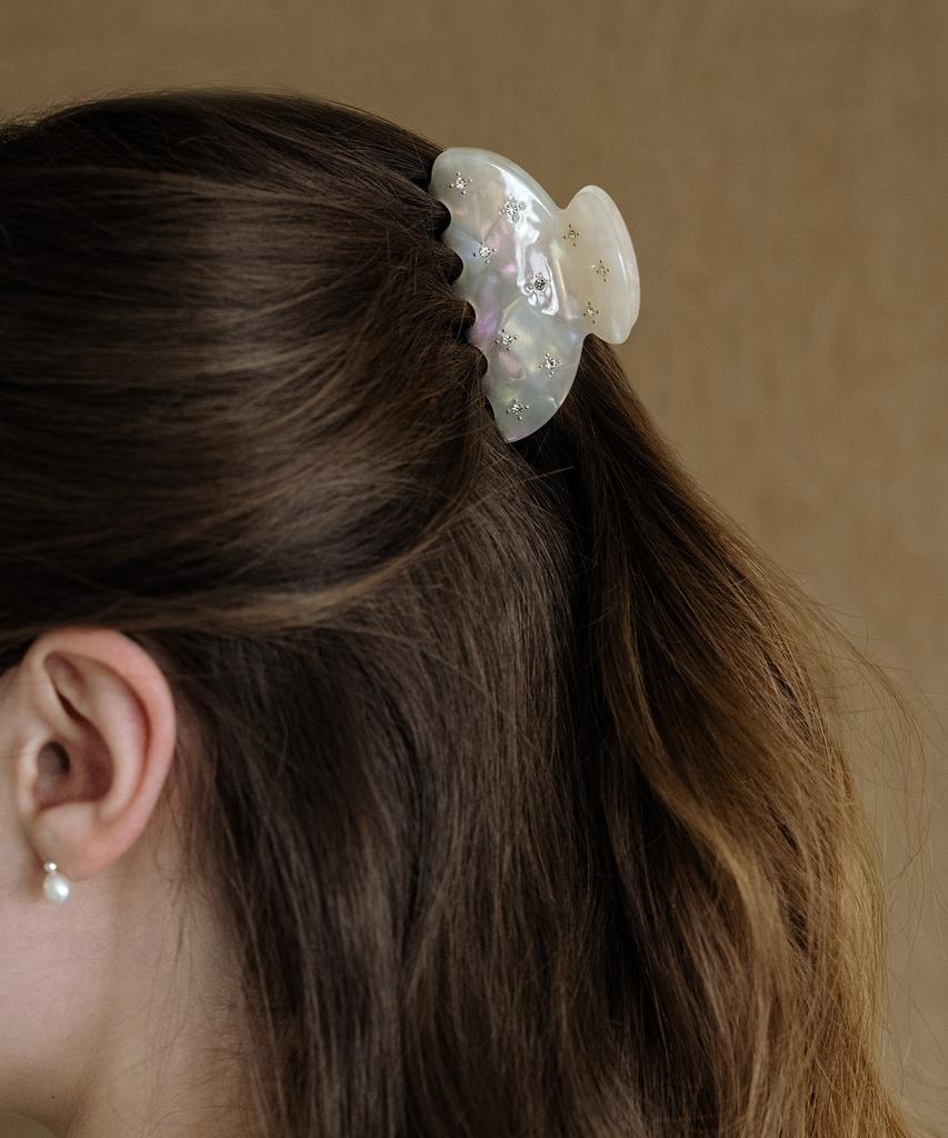 Has En010 Glitter Mini Hair Clip (2Colors)