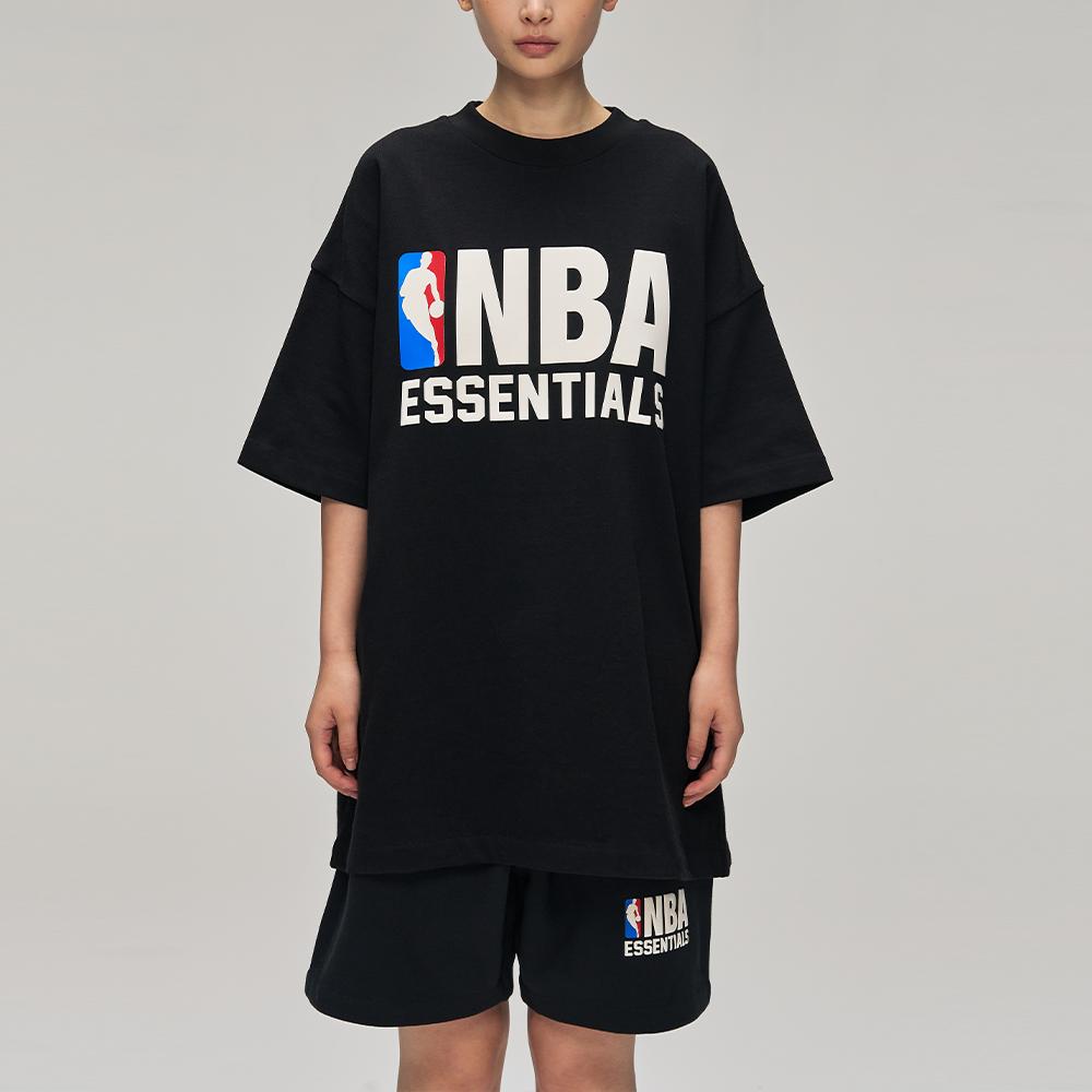 Fear of God Essentials NBA 90er Jahre T-Shirt Vintage Schwarz Herren Oberteile 125NB252001F