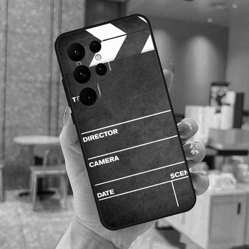 Clapper Board Phone Case For Samsung Galaxy S25 S24 S23 S21 S20 S22 Ultra S9 S10 Plus S25 FE Back Cover