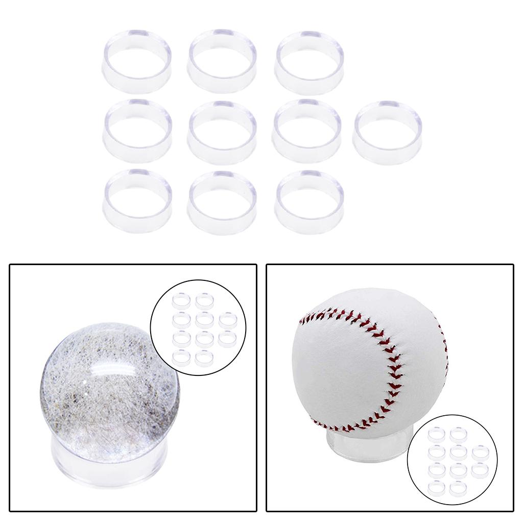 10 PCS Acrylic Transparent Display Stand for Base Pedestal Support