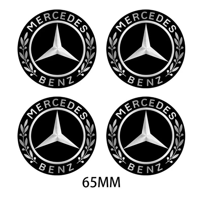 XBLVF1 C200 E200 New For Mercedes Benz 4Pc 56mm/65mm Car Wheel Center Hub Cap Auto Rim Covers For Mercedes Benz C180 C200 C260 C300 W10