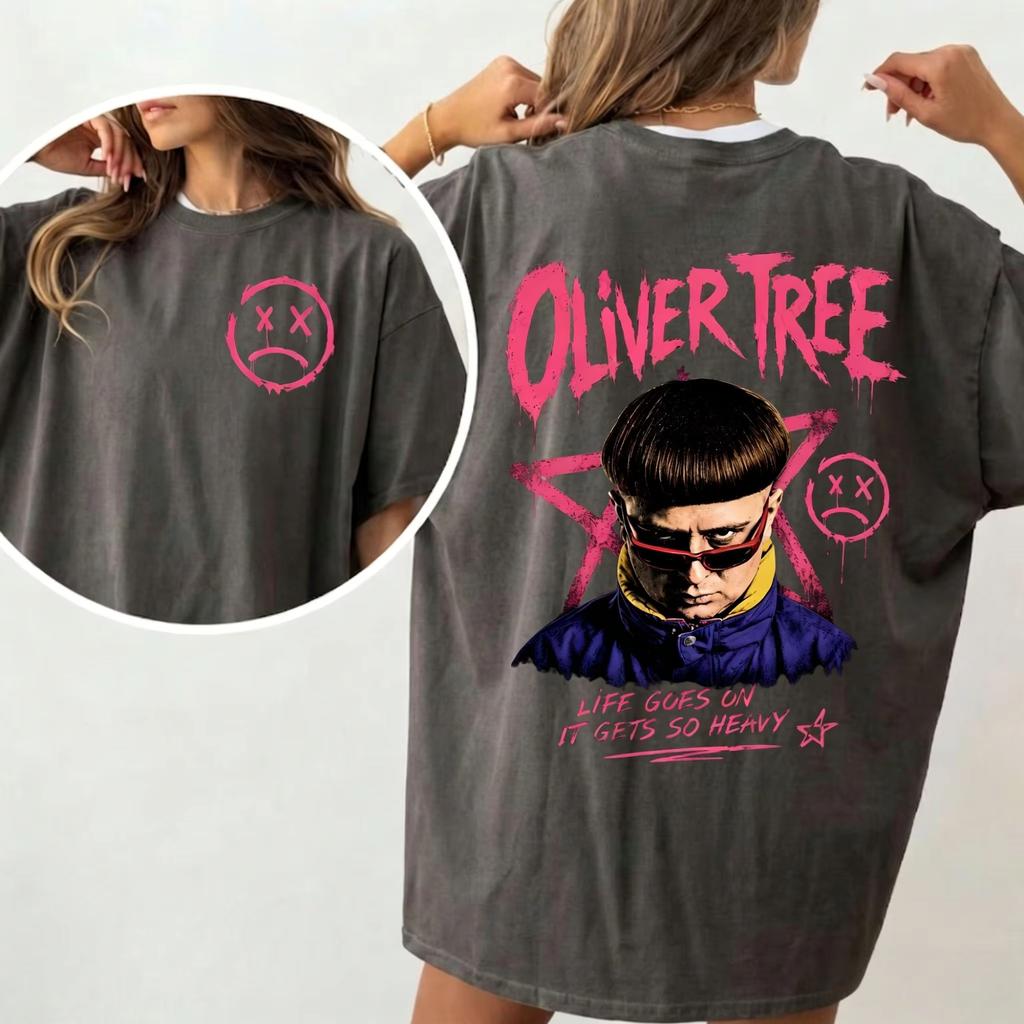 Oliver Tree Retro Shirt Oliver Tree Fan Commemorative Cotton Tshirt 2026 Summer Unisexs Wounisexs Sportswear Fan Clothing Y2k Style