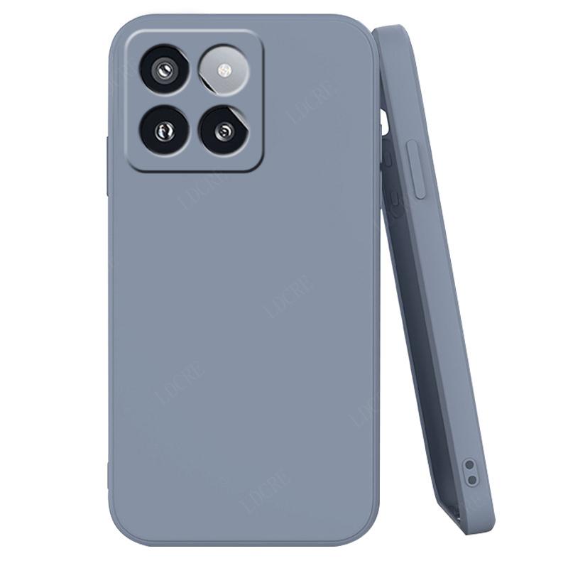 For Cover Xiaomi 14T Pro Case Mi 14T Pro Capas Original Liquid Silicone Shockproof Soft TPU Case For Mi 13 T 13T 14T Pro Fundas