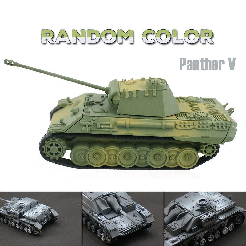 4D Tank Model Building Kits Military Assembly Educational Toys Decoration High-density Material Panther Tiger Turmtiger Assault