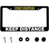 License Plate Frame Registered Nurse Stainless Steel License Plate Frame With 2 Holes & Free Screws 12.2 X 6.3 Inches