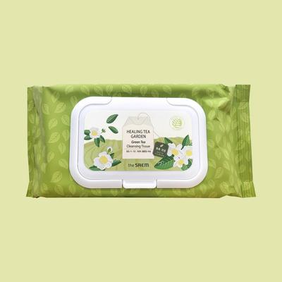 Healing Tea Garden Green Tea Cleansing Tissues 60 Sheets, 1 Piece