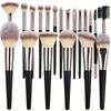 3-20PCS Makeup Brushes Set Professional Eyeshadow Foundation Concealer Blending Blush Brush Soft Fluffy Women Beauty Tool
