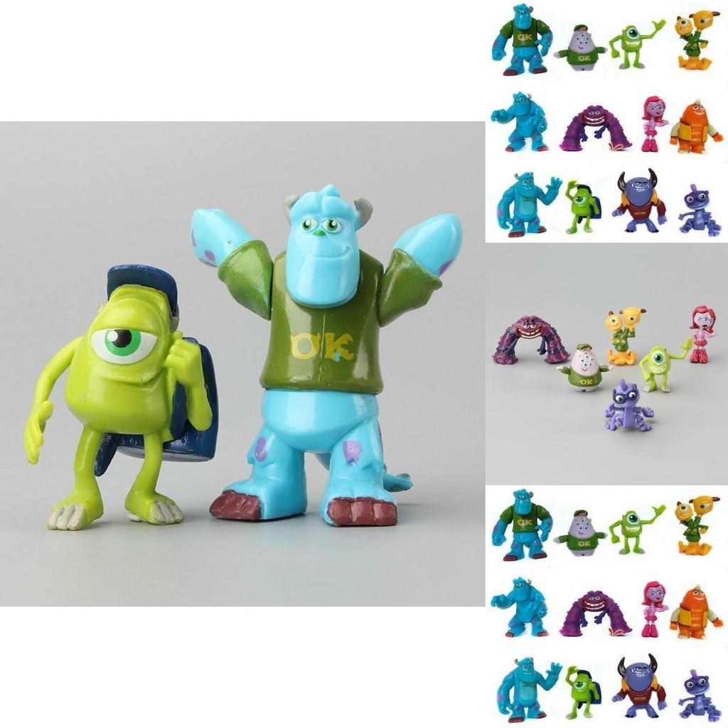 Engaging 12 Pcs Monsters University Sully Mike Anime Figurine Set For Tiny Hands And Imagination