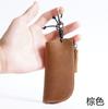 New Genuine Leather Housekeeper Keychain Car Key Holder Men Zipper Key Ring Pouch Case Cover Keys Bag Key Organizer Wallet Purse