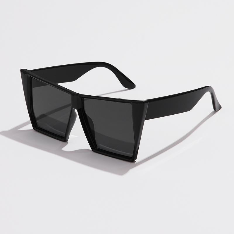 

Oversized Cat-Eye Shaped Sun Glasses Vintage Eyeglasses Women Men Luxury Trendy Colorful Big Square Shades Vintage Sun Glasses UV400 show as picture