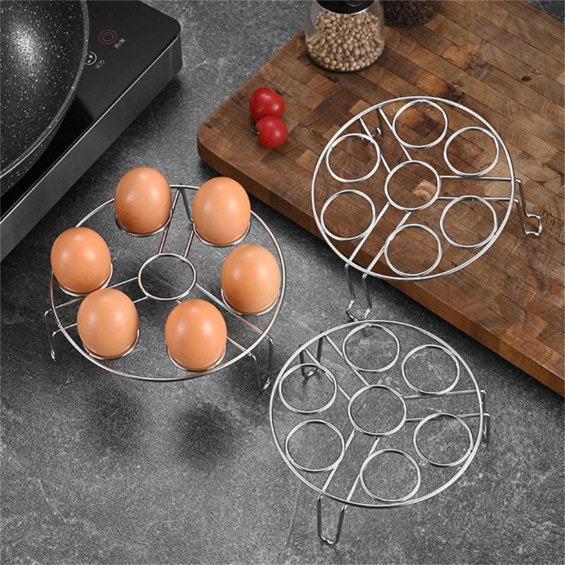 Convenient Cooking Rack Space Saving Steamers Rack for Pressure Cooker Steel Steaming Tray Practical Kitchen Tool