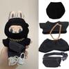 For Labubu Big Into Energy Series Clothes Doll Funny Head Cover Mask Gold Necklace Travel Style Kid Toy For Labubu Ropa