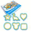 Stainless Steel Sandwich & Cookie Cutter Set - DIY Baking Tools for Bread & Toast