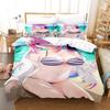 3D Print Anime Kawaii Girls Minato Aqua Bedding Set Single Twin Full Queen King Size Bed Set Adult Kid Bedroom Duvet cover Sets