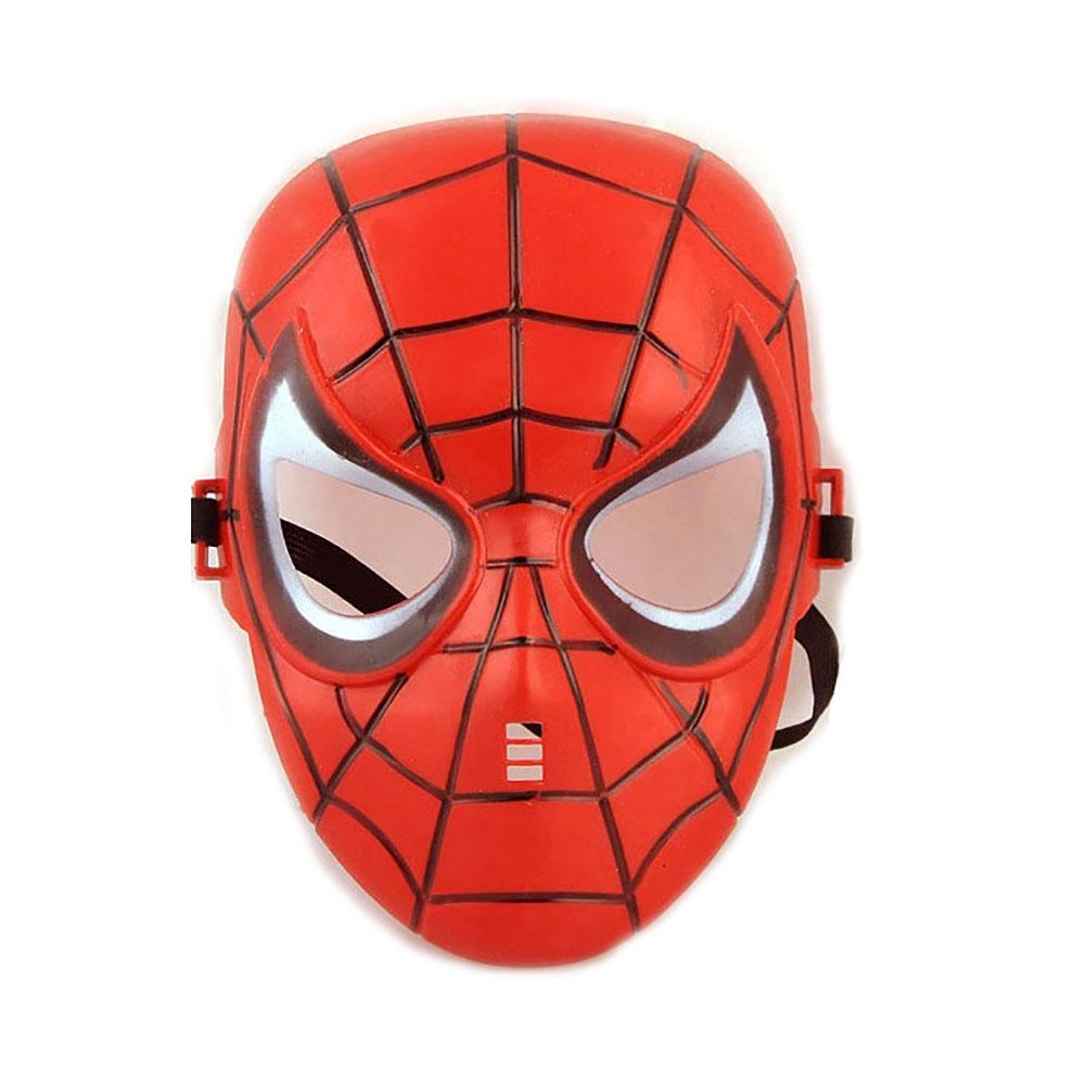 1× Spider-Man Maske mit elastischem Band Superhelden-Spielzeug für Kinder Halloween-Kostüm