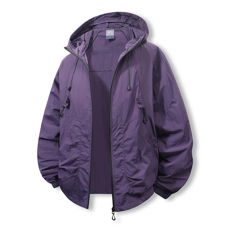 Men's Summer Sun Protection Suit Thin Casual Jacket Fishing Skin Windbreaker Sun Protection Outdoor Men's Sun Protection Suit