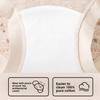 Female Spring and Autumn 10A Pure Cotton Extended Crotch No Trace Small Flat Angle Briefs