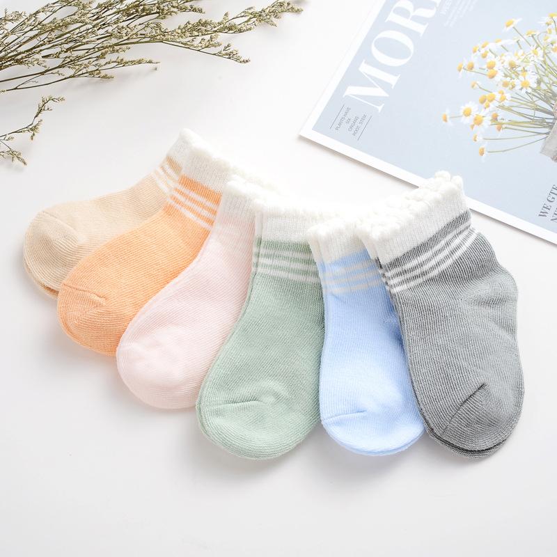 6 Pairs /lot 0 To 24M Summer Short Socks For Baby Cute Animal Newborn Infants Socks Extreme Soft Socks On Girls Boys Spring