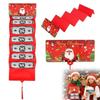 For Cash For Xmas Christmas Money Envelope 2Pcs, Money Holder With 10 Slots, Surprise Card Holder