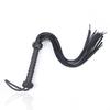 Adult Leather Flirting and Domination Whip - Cowhide and Horsewhip Restraint Toy