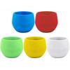 1/2/3PCS Plastic Flowerpot Small Green Plant Flowerpot Plant Desktop Potted Solid Color Mud Holder 2025 Succulent Plant Pot