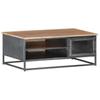 Day and Night - Day and Night Solid Gray Acacia Wood Coffee Table 90x50x35 Cm
